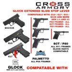 extended slide stop lever COMPATABLE WITH IMAGE – CROSS ARMORY