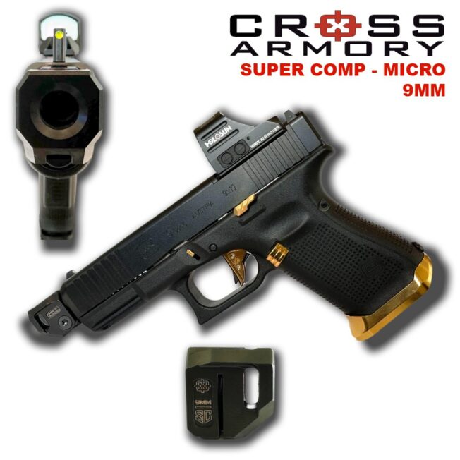 SUPER COMP 9MM MOUNTED – CROSS ARMORY