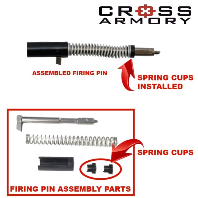 SPRING CUPS INSTALLED- CROSS ARMORY B