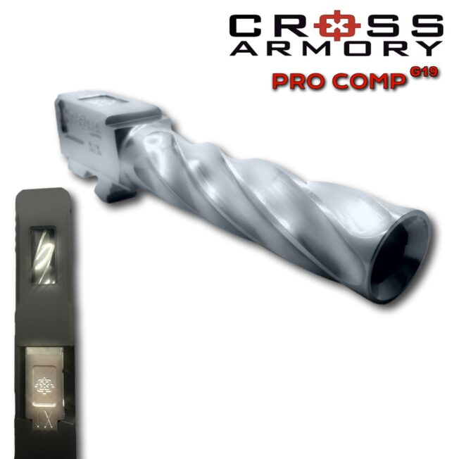 PRO COMP G19 BARREL – CROSS ARMORY – SILVER