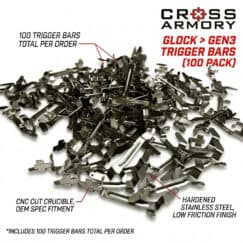 100 Pack - Trigger Bar for Glock Gen 3