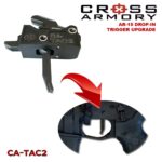 AR DROP IN TRIGGER TAC2 – CROSS ARMORY – FLAT FACE