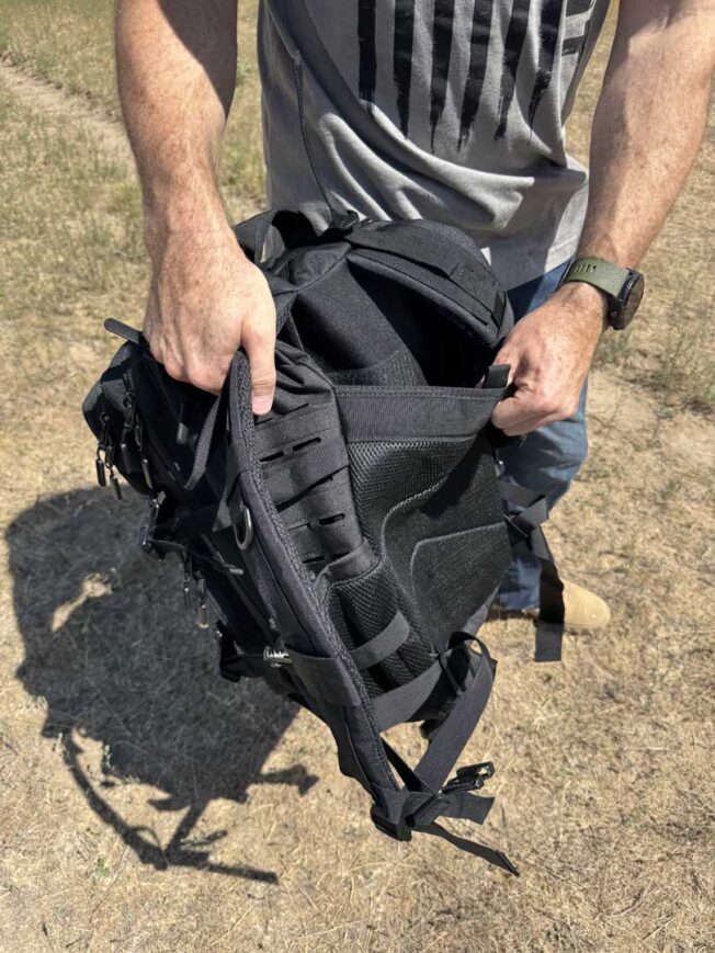 Cross Armory Tactical HIGHCAP Backpack with MOLLE - black with red-10