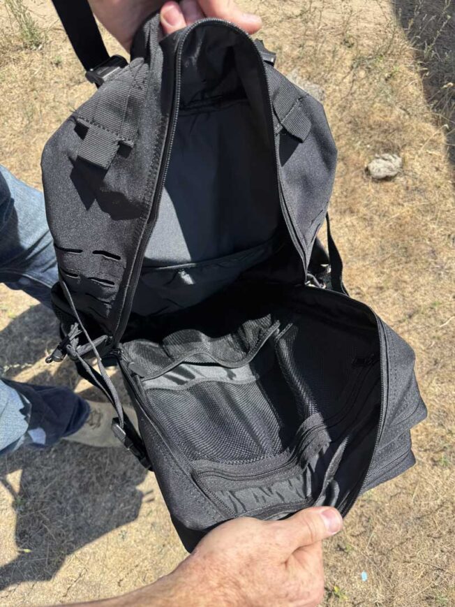 Cross Armory Tactical HIGHCAP Backpack with MOLLE - black with red-11