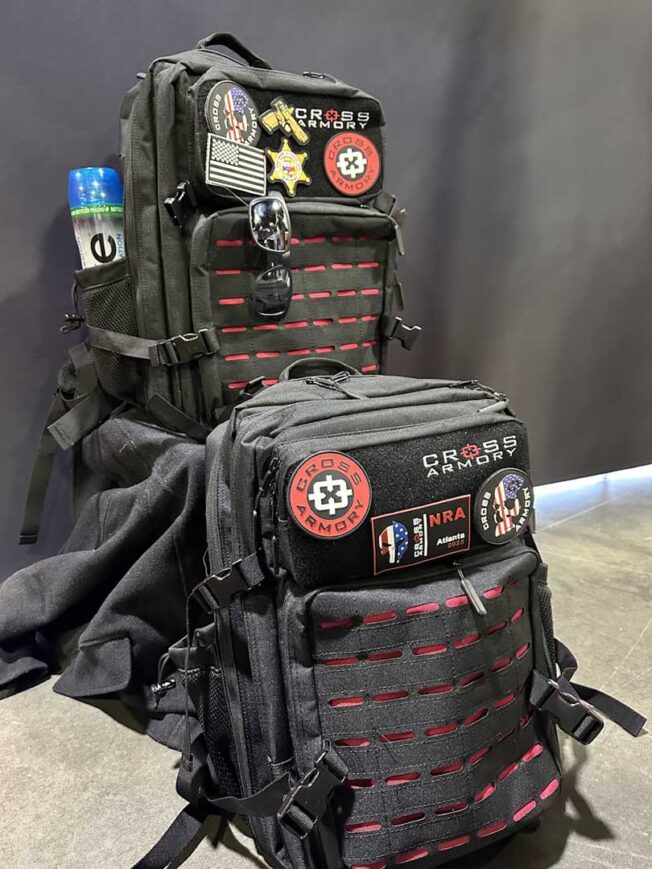 Cross Armory Tactical HIGHCAP Backpack with MOLLE - black with red-17