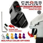 sig 365 extended adjustable mag catch – HERO – BLACK – Cross Armory (1)
