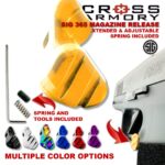 sig 365 extended adjustable mag catch – HERO – GOLD – Cross Armory