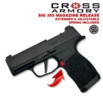 sig 365 extended adjustable mag catch – SIDE – Cross Armory