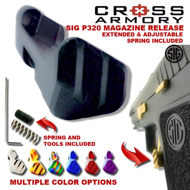 sig extended mag catch 320 – BLACK – HERO