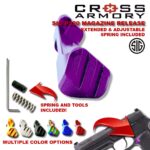sig extended mag catch 320 - HERO - CROSS ARMORY PURPLE