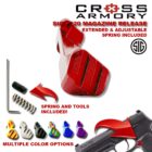 sig extended mag catch 320 - HERO - CROSS ARMORY RED