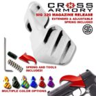 sig extended mag catch 320 - HERO - CROSS ARMORY SILVER