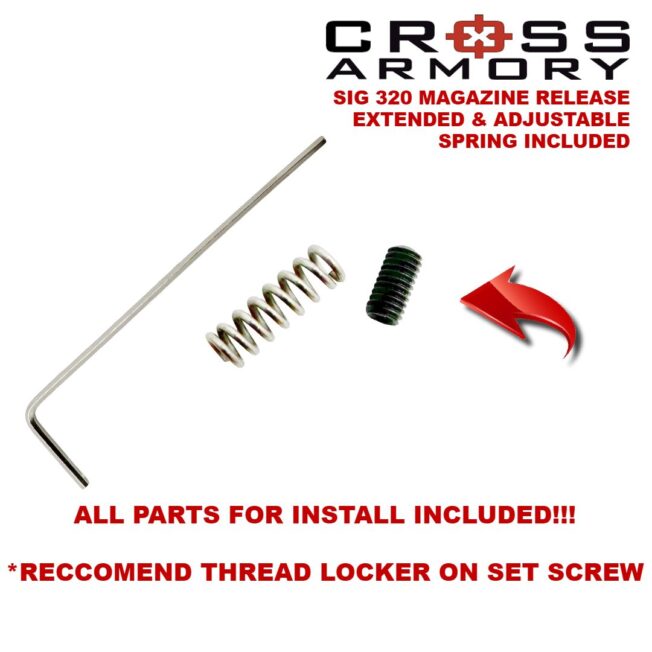 sig extended mag catch 320 – INCLUDED PARTS