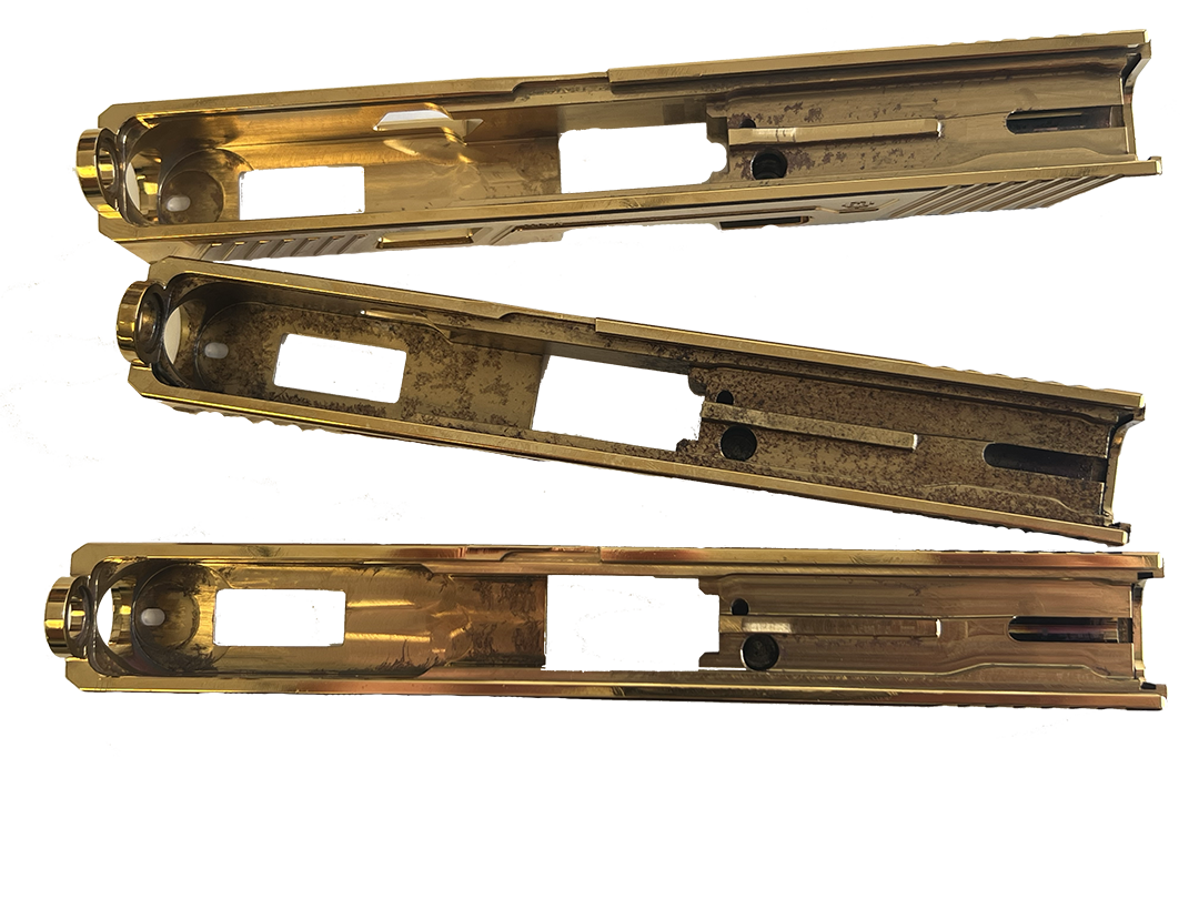 G17 Gold Slide on Clearance - blem interior coating10