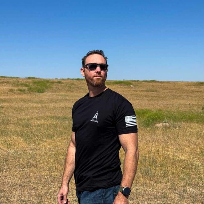 Always Above Space Force T-shirt-2 - Cross Armory Gear