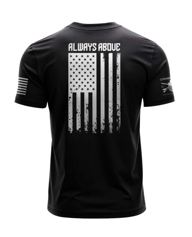 Always Above Space Force T-shirt - Cross Armory Gear