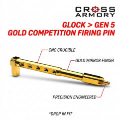 Cross Armory Striker / Firing Pin for Glock - Gen 5 - GOLD