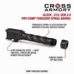 Pro Comp THREADED Spiral Barrel for Glock Gen1-6 x