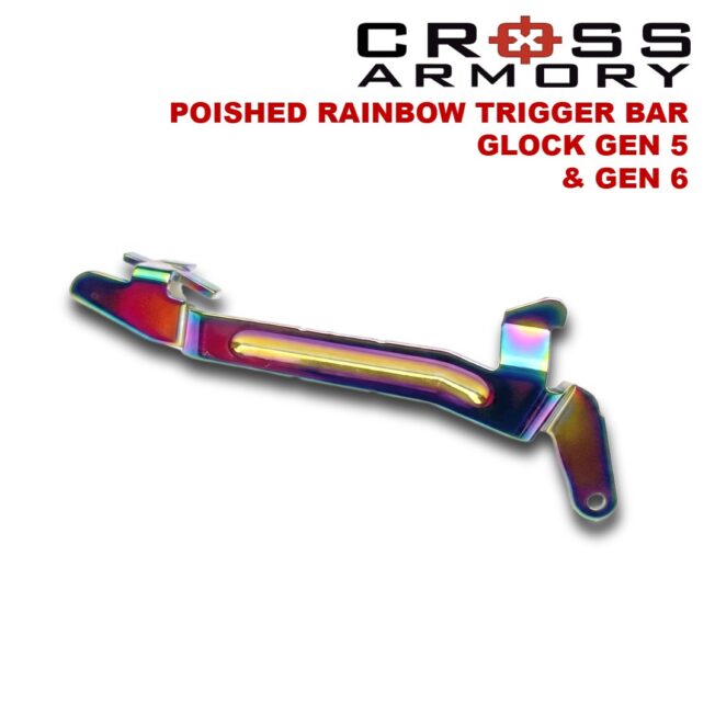 GEN 5 RAINBOW TRIGGER BAR POLISHED CROSS ARMORY
