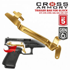 Trigger Bar for Glock Gen5 & Gen6 - GOLD - by Cross Armory