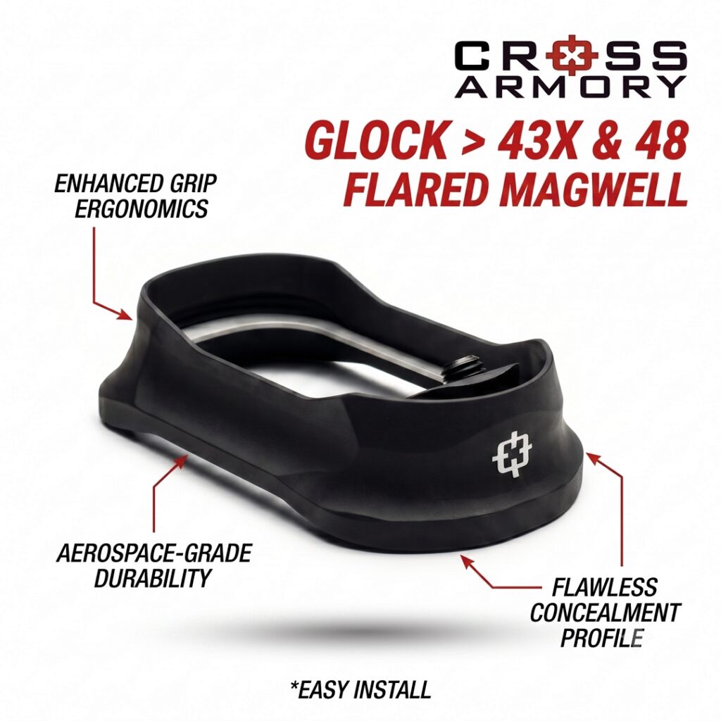 Glock G43x & 48 Flared Magwell by Cross Armory