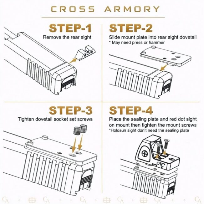 dove install instructions simple gold cross