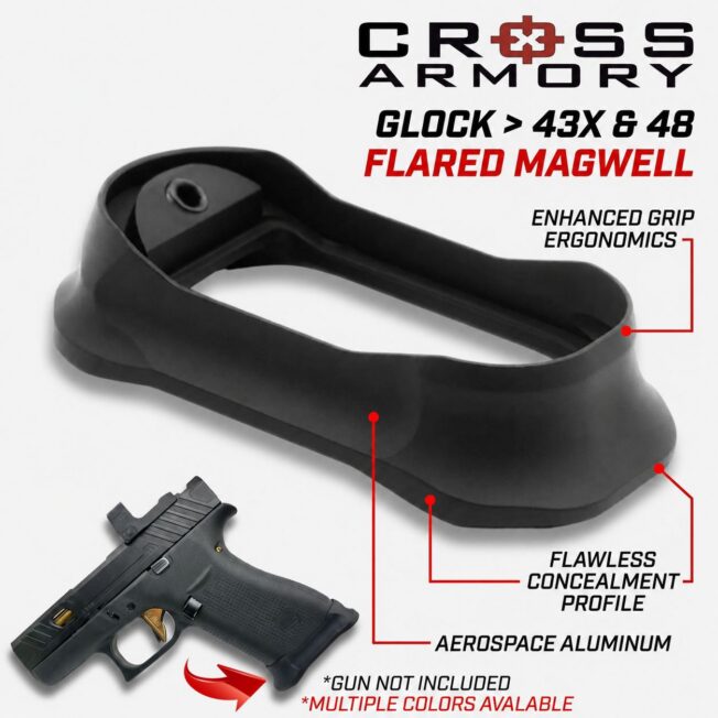 glock 43x 48 magwell hero tech 2- CROSS ARMORY