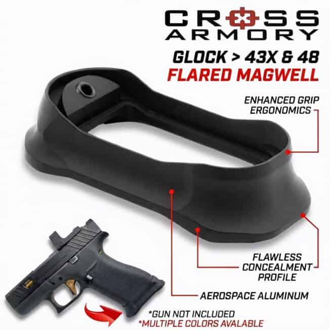 glock 43x 48 magwell hero tech 3- CROSS ARMORY