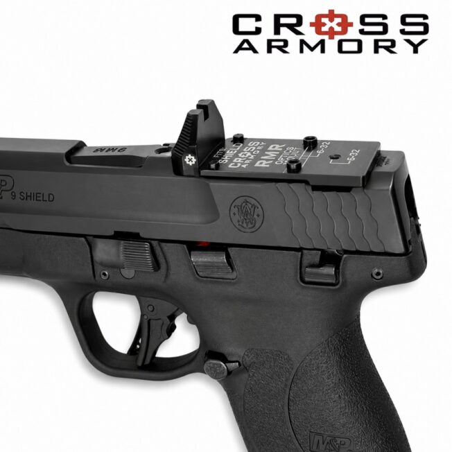 mp shield installed red dot RMR dove tail cross armory a